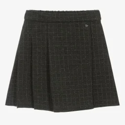Girls Grey Check Milano Skort