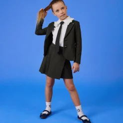 Girls Grey Check Milano Skort