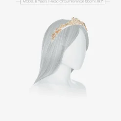 Girls Ivory & Diamanté Butterfly Hairband
