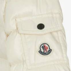 Girls Ivory Bady Down Padded Jacket