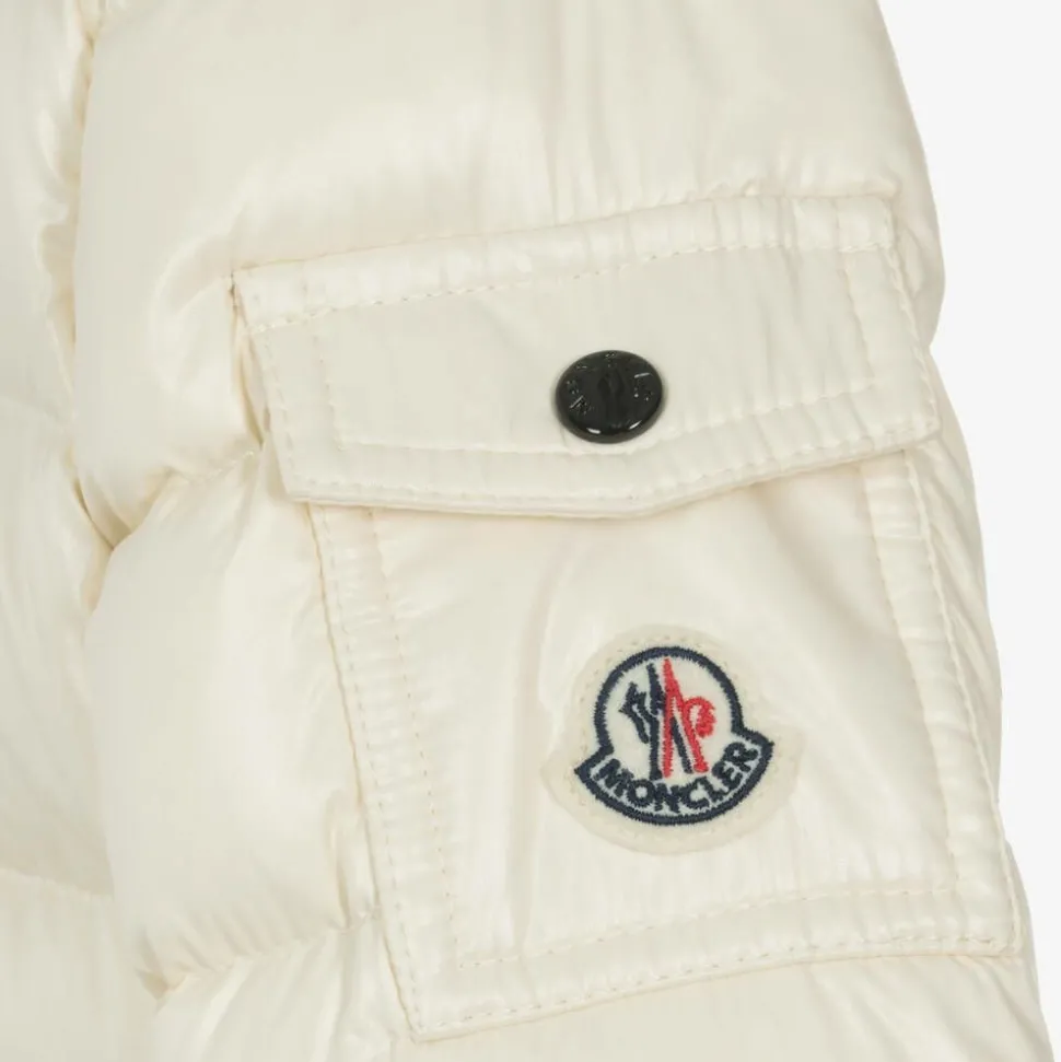 Girls Ivory Bady Down Padded Jacket