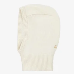 Girls Ivory Cashmere Balaclava