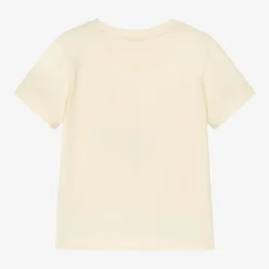 Girls Ivory CK Cotton T-Shirt