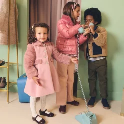 Girls Ivory Cotton Tights