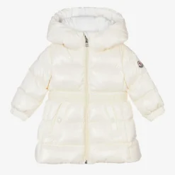 Girls Ivory Down Padded Alis Coat