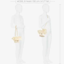 Girls Ivory Embroidered Tulle Bag (12cm)