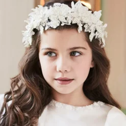 Girls Ivory Floral Hairband