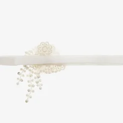 Girls Ivory Flower Headband