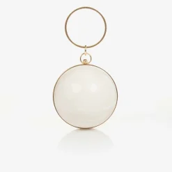 Girls Ivory Globe Bag (15cm)