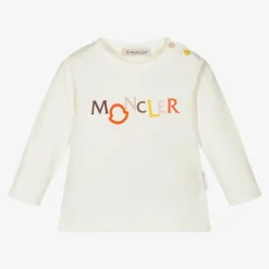 Girls Ivory Logo Top