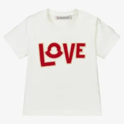 Girls Ivory Love T-Shirt