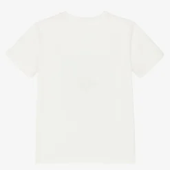 Girls Ivory Organic Cotton T-Shirt