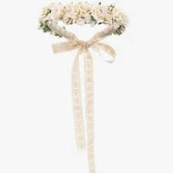 Girls Ivory Rose Garland
