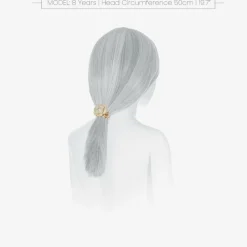 Girls Ivory Rose Hair Elastic (4cm)