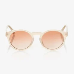 Girls Ivory Round Sunglasses