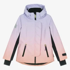 Girls Lilac Purple Gradient Ski Jacket