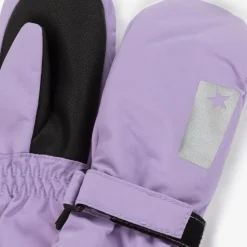 Girls Lilac Purple Thermal Mittens