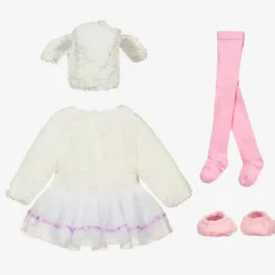 Girls Little Lamb Costume