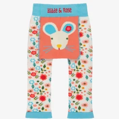 Girls Maura The Mouse Floral Leggings