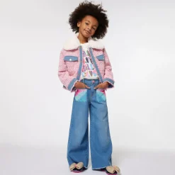 Girls Navy Blue Ballerina Pumps