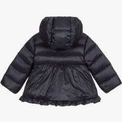 Girls Navy Blue Down Padded Odile Jacket