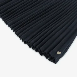 Girls Navy Blue Pleated Skirt