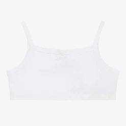 Girls Organic Cotton Cropped Vest (3 Pack)