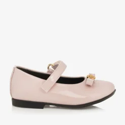 Girls Pale Pink Patent Leather Shoes