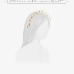 Girls Pearl Tiara Hairband