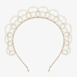Girls Pearl Tiara Hairband
