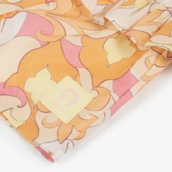 Girls Pink & Orange Cotton Shorts