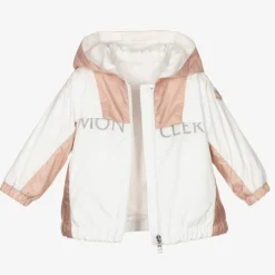 Girls Pink & White Logo Jacket