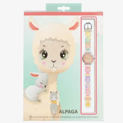 Girls Pink Alpaca Watch