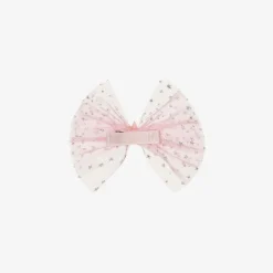 Girls Pink & Gold Hair Clip (10cm)