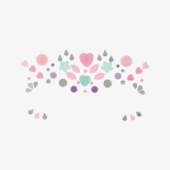 Girls Pink & Green Gem Makeup Stickers