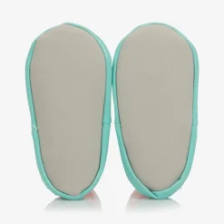 Girls Pink Bear Slipper Socks