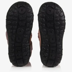 Girls Pink Bear Snow Boots