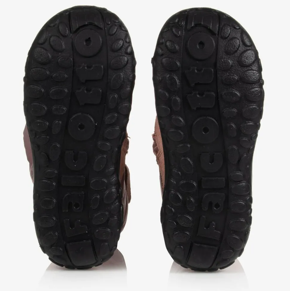 Girls Pink Bear Snow Boots