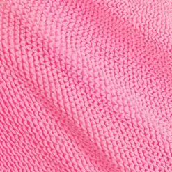 Girls Pink Bow Crinkle Swimsuit