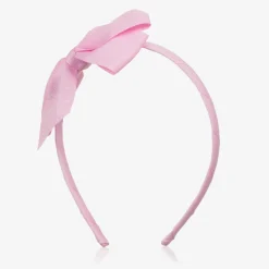Girls Pink Bow Hairband