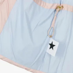 Girls Pink Butterfly Puffer Jacket