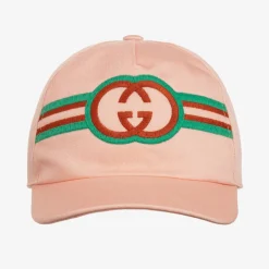 Girls Pink Cotton Cap