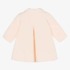 Girls Pink Cotton Coat