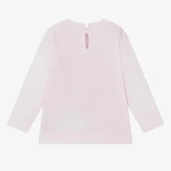 Girls Pink Cotton Disney Top