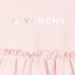 Girls Pink Cotton Jersey Dress