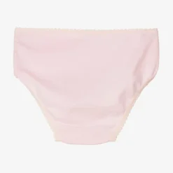 Girls Pink Cotton Knickers