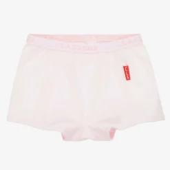 Girls Pink Cotton Knickers (2 Pack)