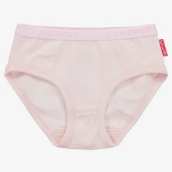 Girls Pink Cotton Knickers (3 Pack)