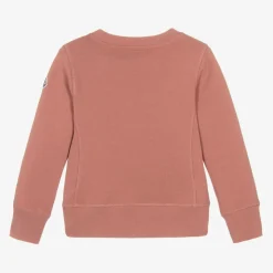 Girls Pink Cotton Sweatshirt