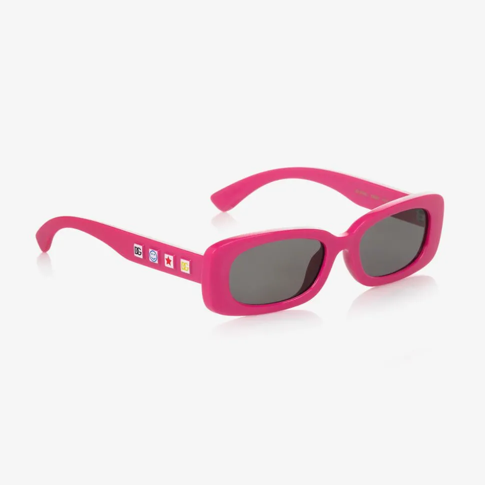 Girls Pink DG Charms Sunglasses